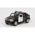 Автомобиль металлический Hummer H2 SUT Police Kinsmart KT5097WP